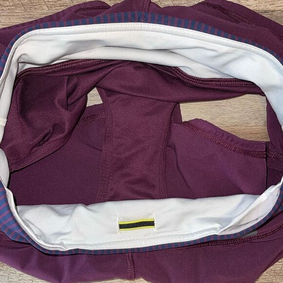 Lululemon Shorts Womens Lululemon Groovy Run Shorts in Plum Lined Size 4 - Picture 7 of 8